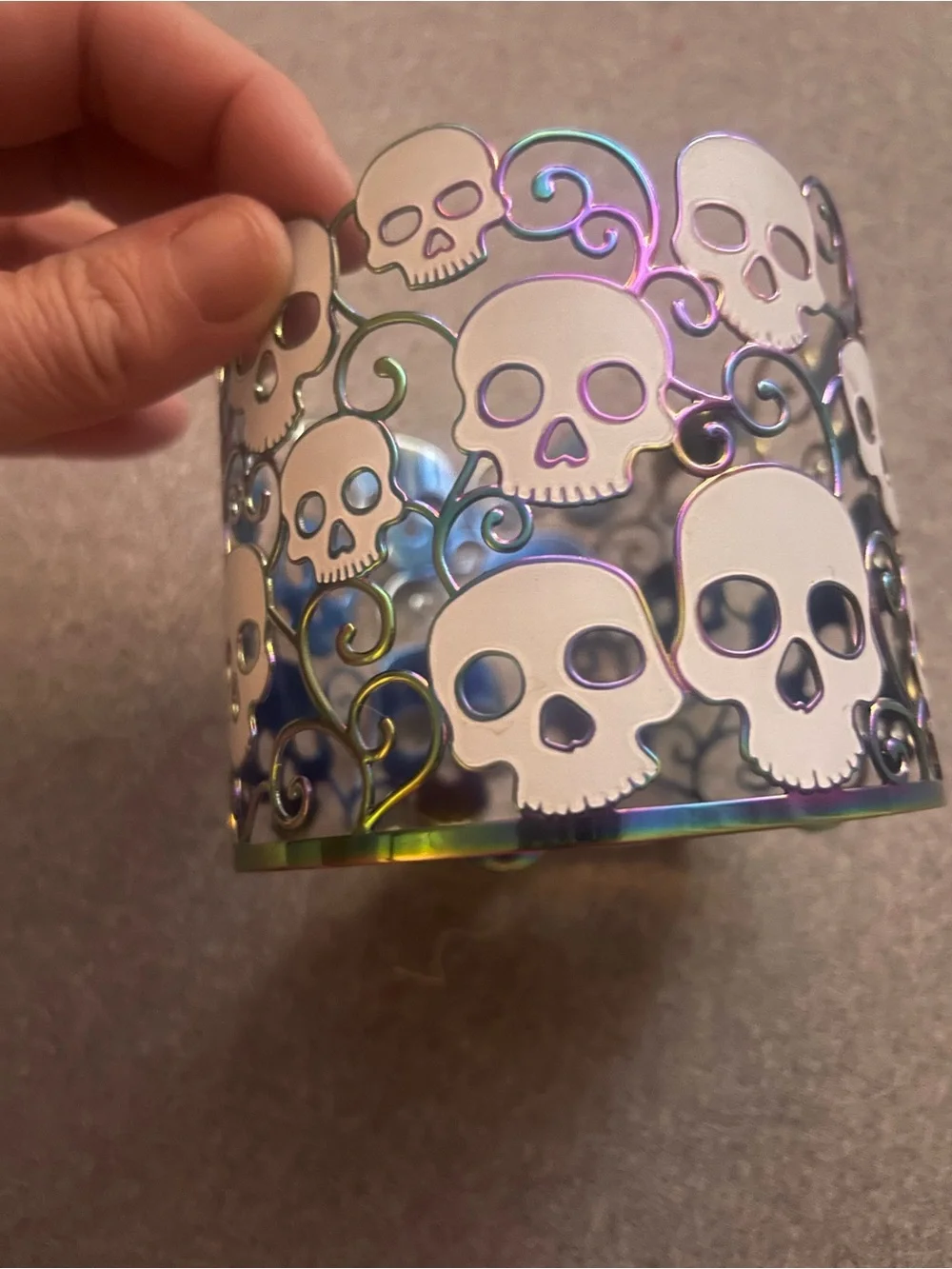 Bath and Body Works large candle holder and cover